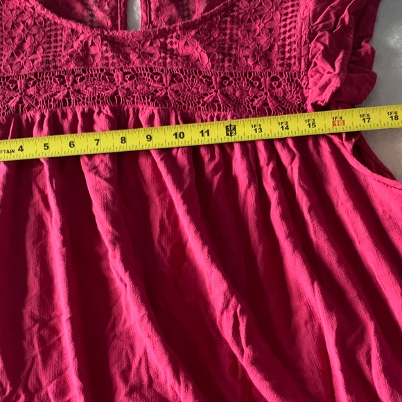 Torrid Red Midi Dress with Lace Detail - Picture 7 of 10